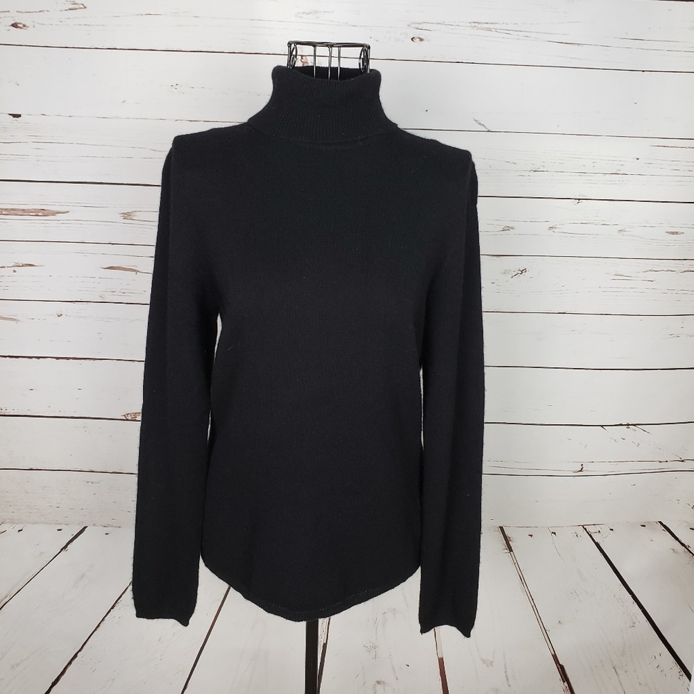 Charter Club 2 Ply Cashmere Turtleneck Sweater